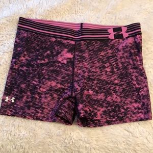 Pink Under armour shorts